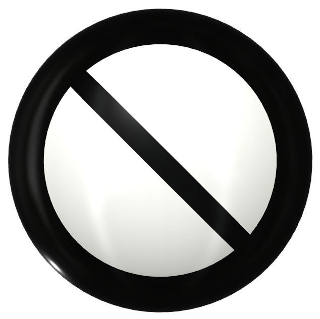 光沢）道路標識　車両通行止め001